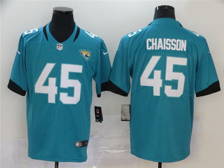 Nike Jaguars 45 K 27Lavon Chaisson Teal 2020 NFL Draft First Round Pick Vapor Untouchable Limited Je