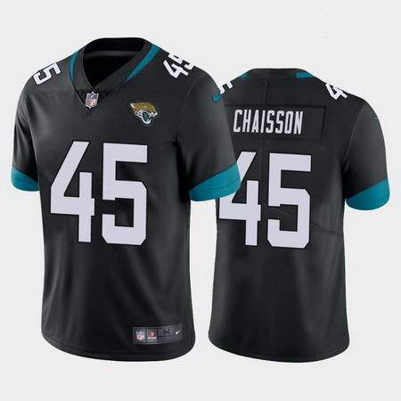 Nike Jaguars 45 K 27Lavon Chaisson Black 2020 NFL Draft First Round Pick Vapor Untouchable Limited J