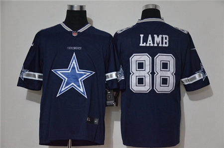 Nike Cowboys 88 Ceedee Lamb Navy Vapor Untouchable Limited Jersey