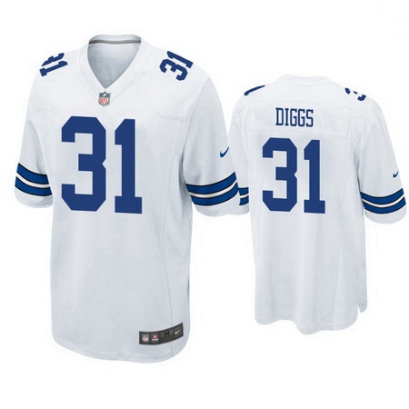 Nike Cowboys  31 trevon diggs white Team Color Men Stitched NFL Vapor Untouchable Limited Jersey