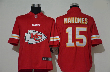 Nike Chiefs 15 Patrick Mahomes Red Vapor Untouchable Limited Jersey