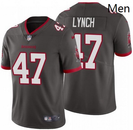 Nike Buccaneers 47 John Lynch Gray 2020 New Vapor Untouchable Limited Jersey