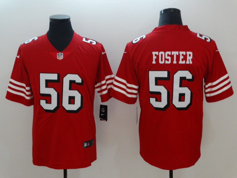 Nike 49ers #56 Reuben Foster Red 2018 Vapor Untouchable Limited Jersey