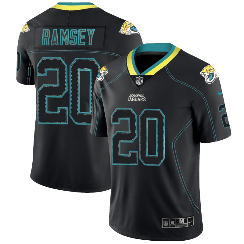 Nike Jaguars 20 Jalen Ramsey Black Shadow Legend Limited Jersey