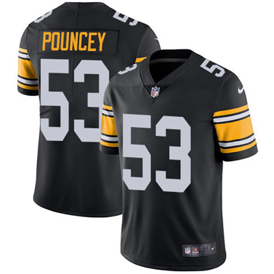 Nike Steelers #53 Maurkice Pouncey Black Alternate Mens Stitched NFL Vapor Untouchable Limited Jerse