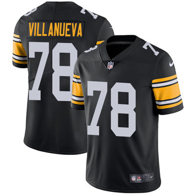 Nike Steelers #78 Alejandro Villanueva Black Alternate Mens Stitched NFL Vapor Untouchable Limited J