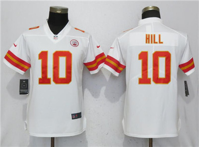 Nike Chiefs #10 Tyreek Hill White Women Vapor Untouchable Limited Jersey