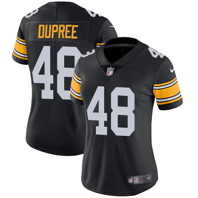 Nike Steelers #48 Bud Dupree Black Alternate Womens Stitched NFL Vapor Untouchable Limited Jersey