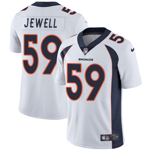 Nike Broncos #59 Josey Jewell White Mens Stitched NFL Vapor Untouchable Limited Jersey