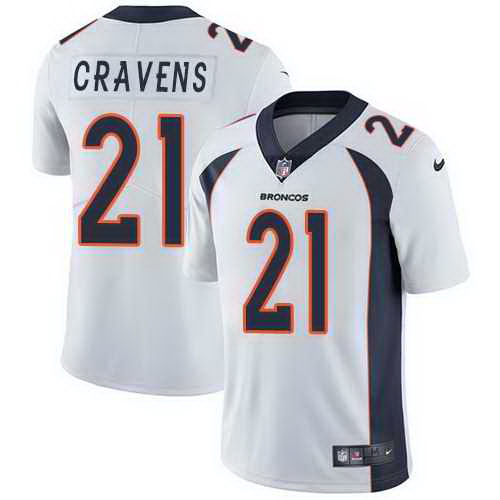 Nike Broncos 21 Su a Cravens White Vapor Untouchable Limited Jersey