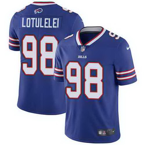 Nike Bills 98 Star Lotulelei Royal Vapor Untouchable Limited Jersey