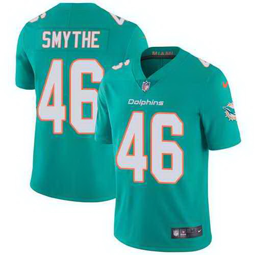 Nike Dolphins 46 Durham Smythe Aqua Vapor Untouchable Limited Jersey