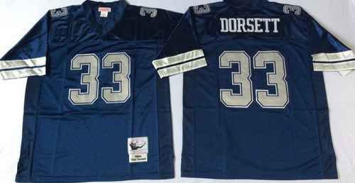 Mitchell Ness cowboys #33 Tony Dorsett Throwback Stitched NFL Jerseys