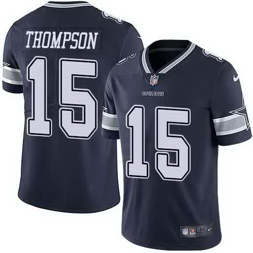 Nike Cowboys 15 Deonte Thompson Navy Vapor Untouchable Limited Jersey