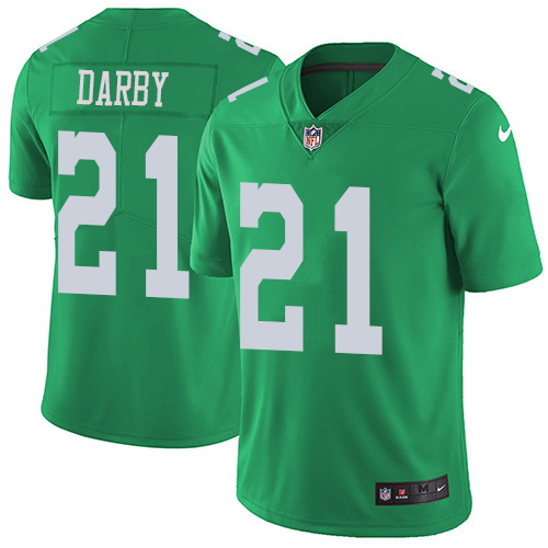 Nike Eagles #21 Ronald Darby Green Mens Stitched NFL Limited Rush Jersey