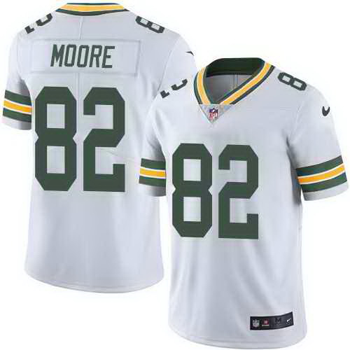 Nike Packers 82 J Mon Moore White Vapor Untouchable Limited Jersey