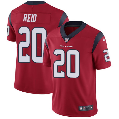 Nike Texans #20 Justin Reid Red Alternate Mens Stitched NFL Vapor Untouchable Limited Jersey