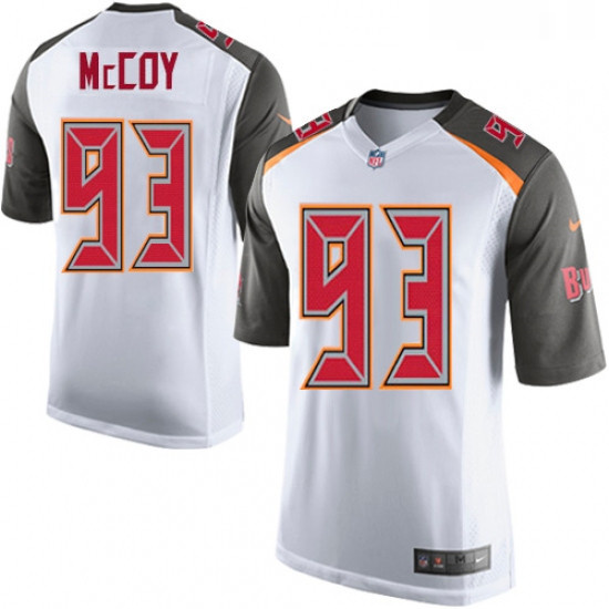 Mens Nike Tampa Bay Buccaneers 93 Gerald McCoy Game White NFL Jersey