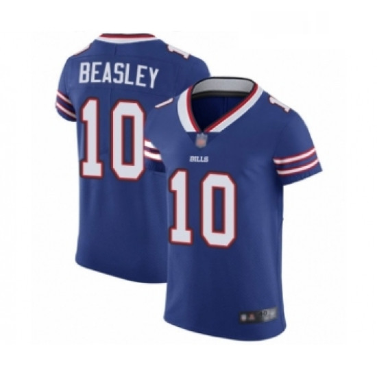 Mens Buffalo Bills 10 Cole Beasley Royal Blue Team Color Vapor Untouchable Elite Player Football Jer