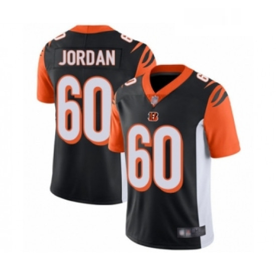 Youth Cincinnati Bengals 60 Michael Jordan Black Team Color Vapor Untouchable Limited Player Footbal