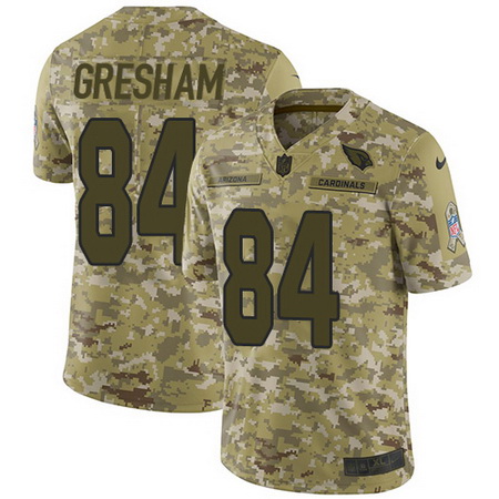 Nike Cardinals #84 Jermaine Gresham Camo Mens Stitched NFL Limited 2018 Salute to Service Jersey