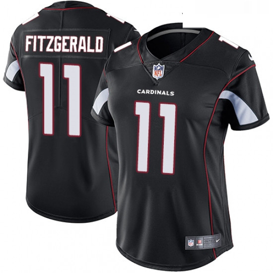 Womens Nike Arizona Cardinals 11 Larry Fitzgerald Black Alternate Vapor Untouchable Limited Player N