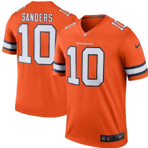 Youth Nike Emmanuel Sanders Denver Broncos #10 Limited Orange Color Rush Jersey