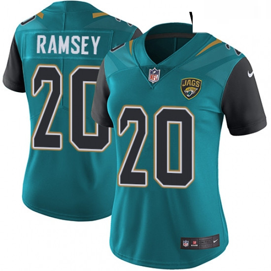 Womens Nike Jacksonville Jaguars 20 Jalen Ramsey Teal Green Team Color Vapor Untouchable Limited Pla