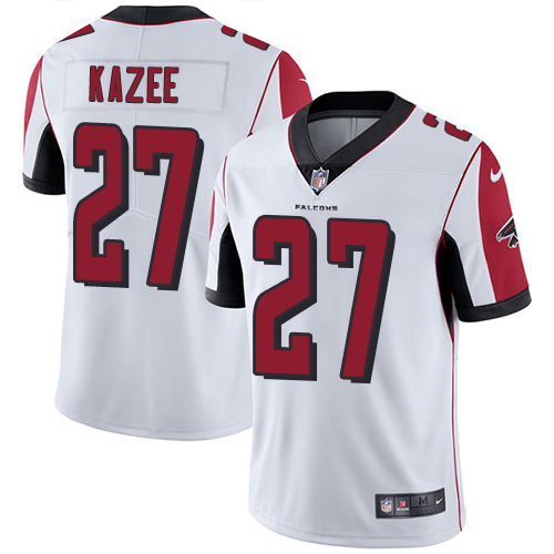 Nike Falcons #27 Damontae Kazee White Men Stitched NFL Vapor Untouchable Limited Jersey