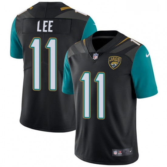 Men Nike Jacksonville Jaguars 11 Marqise Lee Black Alternate Vapor Untouchable Limited Player NFL Je