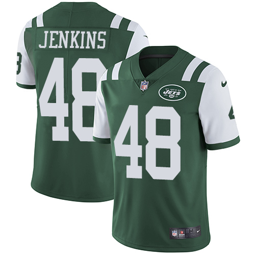 Nike Jets #48 Jordan Jenkins Green Team Color Men Stitched NFL V