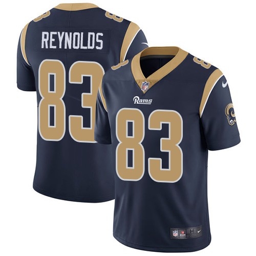 Nike Rams #83 Josh Reynolds Navy Blue Team Color Men Stitched NF