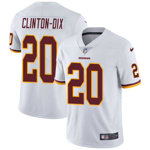 Nike Redskins #20 Ha Ha Clinton Dix White Men Stitched NFL Vapor Untouchable Limited Jersey