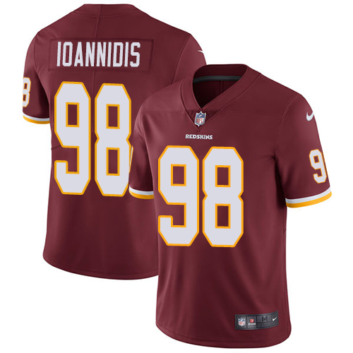 Nike Redskins #98 Matt Ioannidis Burgundy Red Team Color Men Stitched NFL Vapor Untouchable Limited 