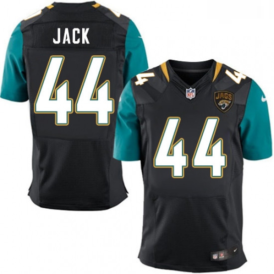 Men Nike Jacksonville Jaguars 44 Myles Jack Black Alternate Vapor Untouchable Elite Player NFL Jerse