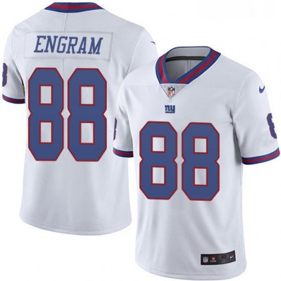 Mens Nike New York Giants 88 Evan Engram Limited White Rush Vapor Untouchable NFL Jersey