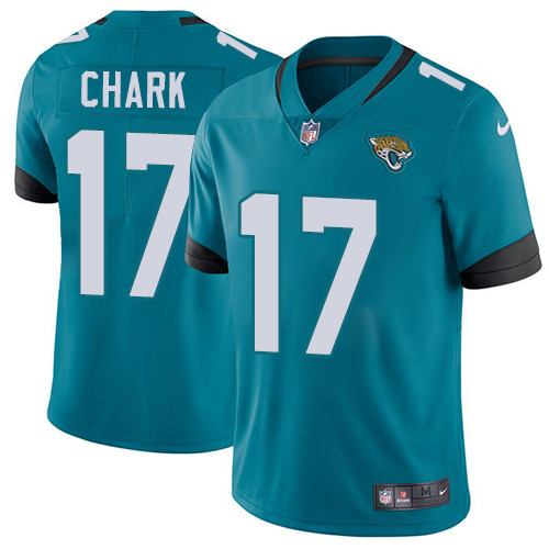 Nike Jaguars #17 DJ Chark Teal Green Alternate Youth Stitched NFL Vapor Untouchable Limited Jersey