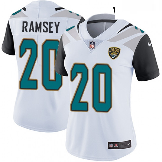 Womens Nike Jacksonville Jaguars 20 Jalen Ramsey White Vapor Unt