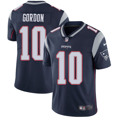 Nike Patriots #10 Josh Gordon Navy Blue Team Color Youth Stitched NFL Vapor Untouchable Limited Jers