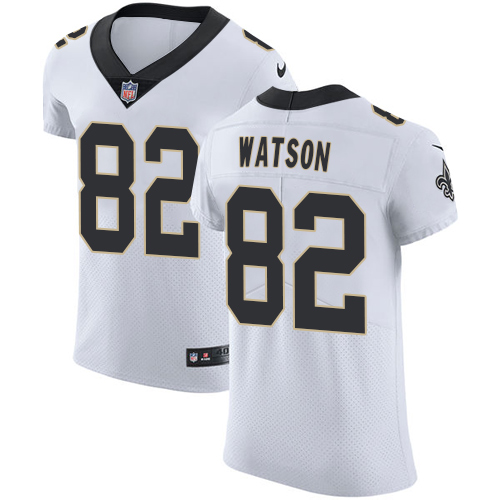 Elite Nike White Mens Benjamin Watson Road Jersey NFL 82 New Orl