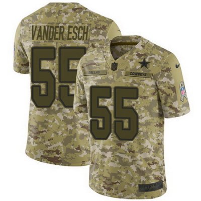 Men Cowboys 55 Vander Esch New Salute to Service Big Size Limite