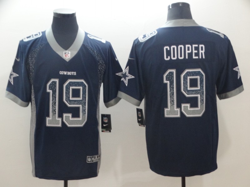 Nike Cowboys 19 Brice Cooper Navy Blue Team Color Mens Stitched NFL Limited Jersey