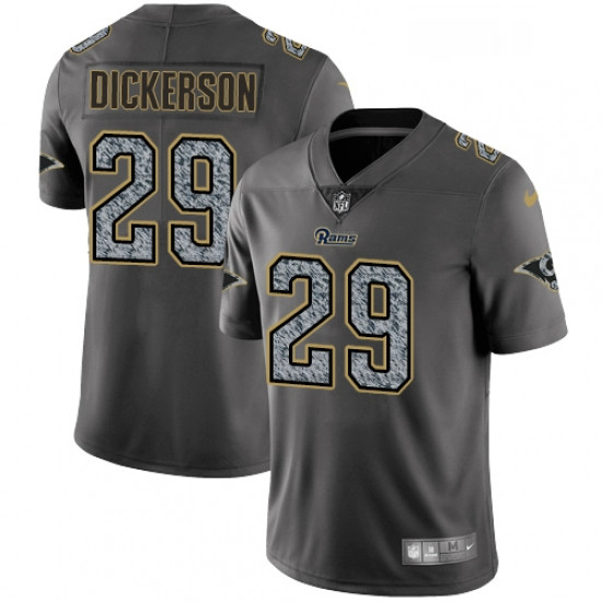 Youth Nike Los Angeles Rams 29 Eric Dickerson Gray Static Vapor 