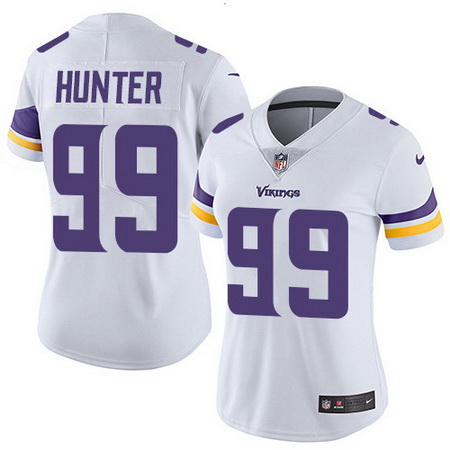 Nike Vikings 99 Danielle Hunter White Womens Stitched NFL Vapor Untouchable Limited Jersey