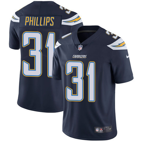 Youth Nike Chargers 31 Adrian Phillips Navy Blue Team Color Stitched NFL Vapor Untouchable Limited J