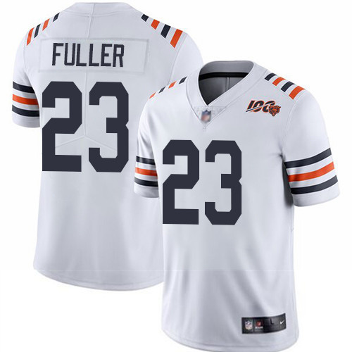 Bears 23 Kyle Fuller White Alternate Men Stitched Football Vapor Untouchable Limited 100th Season Je