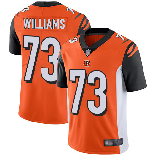 Bengals 73 Jonah Williams Orange Alternate Men Stitched Football