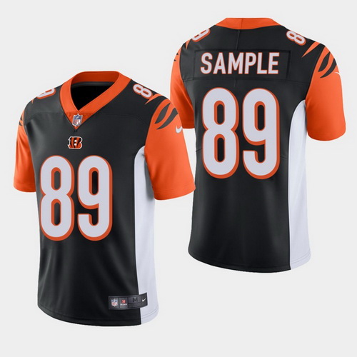 Bengals 89 Drew Sample Black 2019 NFL Draft First Round Pick Vapor Untouchable Limited Jersey