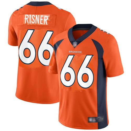 Broncos 66 Dalton Risner Orange Vapor Untouchable Limited Jersey