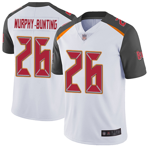 Buccaneers 26 Sean Murphy Bunting White Men Stitched Football Va